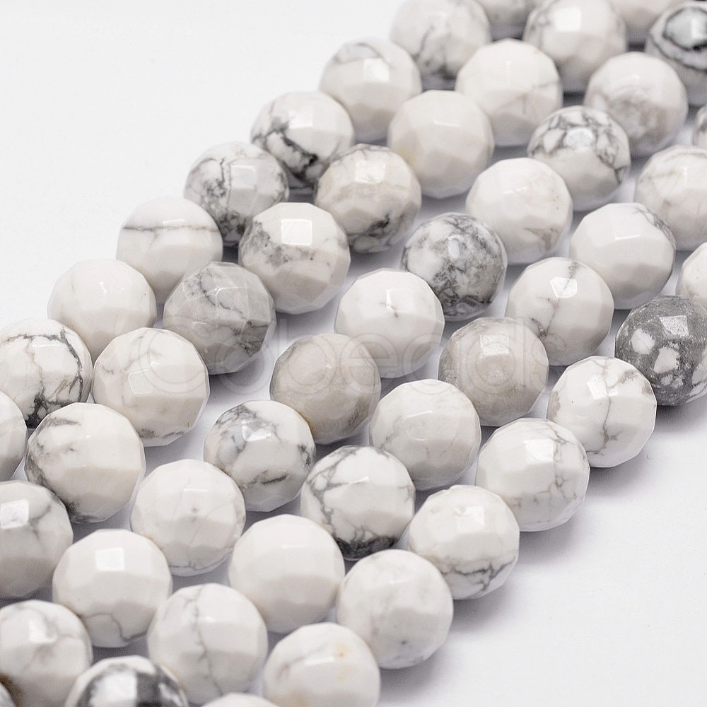 Cheap Natural Howlite Beads Strands Online Store Cobeads