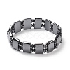 Fashionable Synthetic Hematite Stretchy Bracelets X-BJEW-K007-04-1