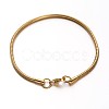 304 Stainless Steel Snake Chains Bracelets BJEW-O091-06-2