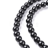 Synthetic Black Stone Beads Strands X-GSR6mmC044-2