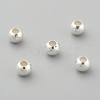 925 Sterling Silver Beads STER-T002-235S-4mm-3