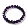 Dyed Natural Jade Beads Stretch Bracelets BJEW-G633-B-11-1