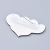 Acrylic Safety Brooches JEWB-D006-B11-3