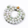 Natural Jadeite Beads Strands G-F662-02B-8mm-2