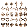 28Pcs 14 Styles Alloy Enamel Pendants FIND-TA0002-71-2