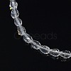 Teardrop Crystal Glass Beads Strands X-GLAA-F022-C01-1