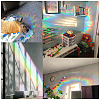 Rainbow Prism Paster DIY-WH0203-86-5