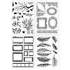 Globleland 4 Sheets 4 Styles PVC Plastic Stamps DIY-GL0004-48B-8