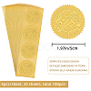 Self Adhesive Gold Foil Embossed Stickers DIY-WH0211-276-2
