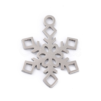 Non-Tarnish 201 Stainless Steel Pendants STAS-K003-13P-01-1