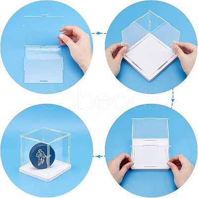 SUPERFINDINGS Transparent Acrylic & Plastic Display Box CON-FH0001-43-1