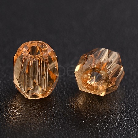 Faceted Transparent Glass Round Beads GLAA-J085-A10-1