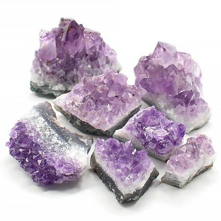 Natural Drusy Amethyst Mineral Specimen Display Decorations PW23051609155-1