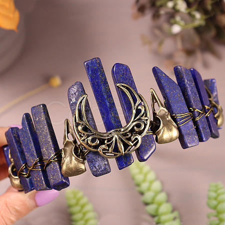 Natural Lapis Lazuli Hair Bands PW-WG39AD4-18-1