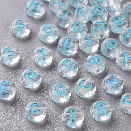 Transparent Clear Acrylic Beads MACR-N008-44F-1