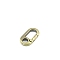 Alloy Spring Ring Clasps, Oval, Brushed Antique Bronze, 33x17mm