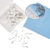 925 Sterling Silver Earring Hooks and Plastic Ear Nuts DIY-TA0002-30-2