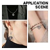 SUNNYCLUE 50Pcs 5 Style Tibetan Style Alloy Pendants FIND-SC0005-14-5