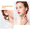 FIBLOOM 3 Set 3 Styles Playing Card Theme Resin Dangle Earrings with Alloy Pins EJEW-FI0003-01-10