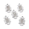 Alloy Rhinestone Pendants ALRI-C008-15P-3