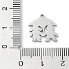 Non-Tarnish 304 Stainless Steel Charms STAS-C097-32P-3