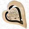 DIY Unfinished Wood Heart Cutouts WOOD-WH0035-004-4
