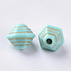 Acrylic Beads X-OACR-S029-113-2