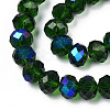 Electroplate Glass Beads Strands EGLA-A034-T4mm-L27-2