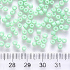 6/0 Baking Paint Glass Round Seed Beads SEED-S036-01C-02-3