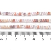 Gradient Color Electroplate Glass Bead Strands X-GLAA-E042-05-B08-5