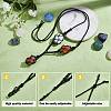 Adjustable Braided Nylon Cord Macrame Pouch Necklace Making NJEW-SW00019-02-3