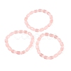 Natural Selenite Beaded Stretch Bracelets BJEW-L694-001-1