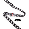 Beadthoven Hotfix with Two Rows Rhinestone DIY-BT0001-29-3