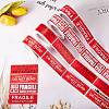 4Roll 4 Style Self-Adhesive Paper Warning Tag Stickers DIY-SZ0007-45-3
