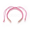 Nylon Cord Braided Bead Bracelets Making BJEW-F360-FRG01-1