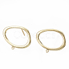 Brass Stud Earring Findings X-KK-S348-104-1