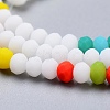 Faceted Glass Beads Strands X-GLAA-F106-B-F10-3