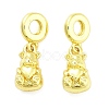 Rack Plating Brass European Dangle Charms KK-NH0001-13G-1