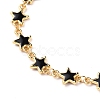 Alloy Enamel Star Link Bracelets BJEW-JB05676-2