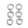 304 Stainless Steel Ear Studs STAS-I108-02-2