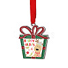 Christmas Themed Sublimation Blank Alloy Pendant Decorations DIY-L070-01D-1