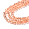 Transparent Glass Beads Strands GLAA-H021-03-03-5