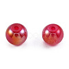 300Pcs 12 Color Electroplate Glass Beads EGLA-T008-029-6