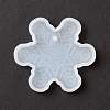 Christmas Theme DIY Snowflake Pendant Silicone Molds DIY-K054-16-1