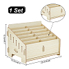 12-Grid Wooden Cell Phone Storage Box CON-WH0094-04B-2