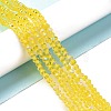 Electroplate Glass Beads Strands EGLA-A034-T6mm-L02-4