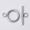 Tarnish Resistant 304 Stainless Steel Toggle Clasps STAS-G130-39P-3