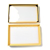100 Slot Rectangle Cardboard Jewelry Ring Boxes RDIS-F004-01A-4