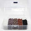 1 Box Dark Color 6/0 Glass Seed Beads SEED-X0020-B-2