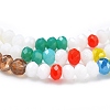 Glass Beads Strands GLAA-F106-B-12-3